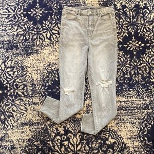 American Eagle gray wash jeans
